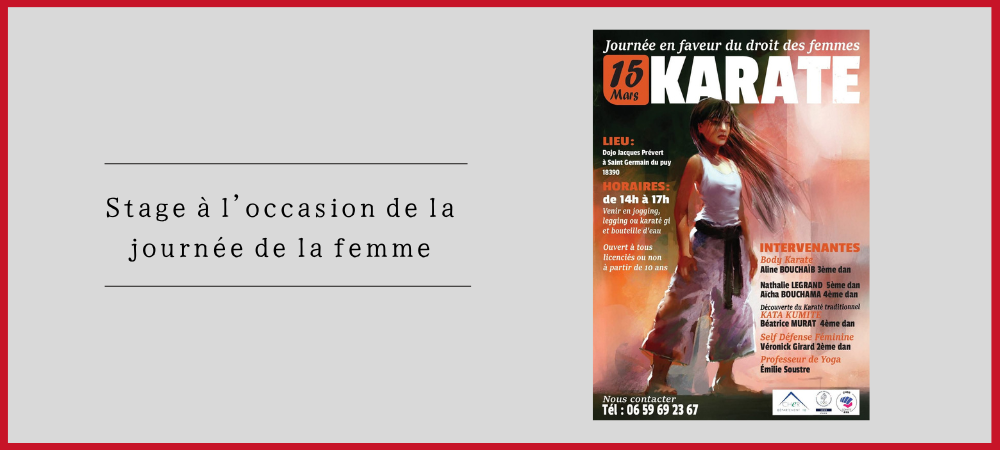 Lire la suite à propos de l’article Stage à l’occasion de la journée de la femme